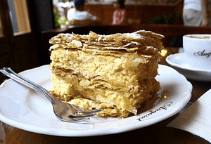 Kremes or Hungarian cream cake, is one of the best traditional Hungarian sweets
