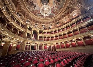 The main hall of the Hungarian State Opera