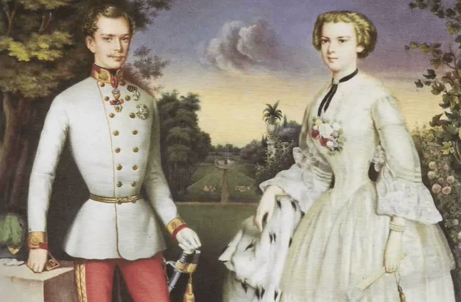 Young Franz Josef and Sisi
